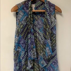 Chico’s scarf vest size 1